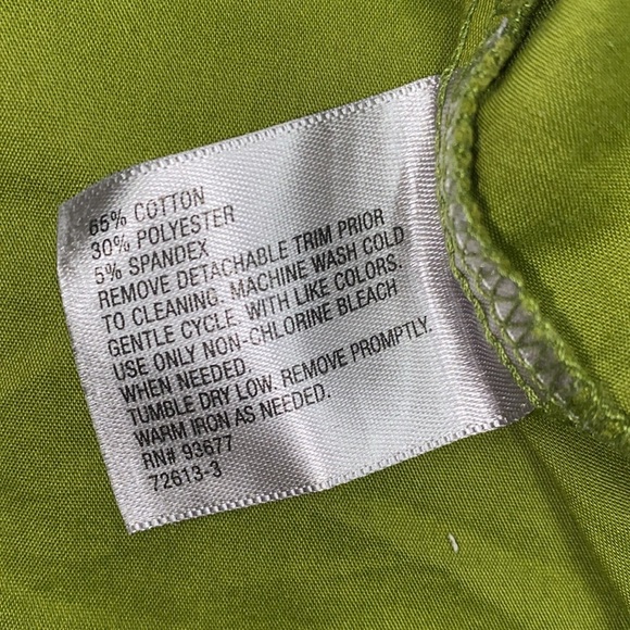 Worthington green button down top green size medium - Picture 5 of 7